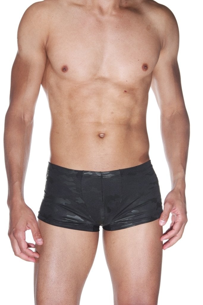 Erkek Seksi Boxer Kamuflaş Çamaşır