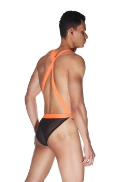 Erkek Slip Gladyatör Bady Siyah - L