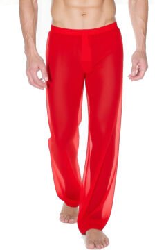 Erkek  Beyaz Transparan Pijama