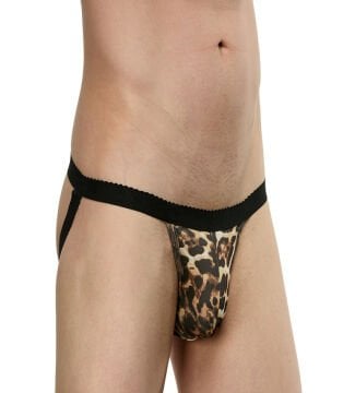 Erkek  Leopar  Jockstrap-Süspansiyonlu String