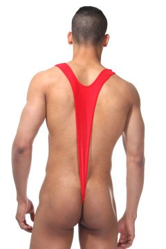 Erkek Fantezi Kırmızı Çamaşır Güreşçi