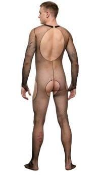 Erkek  Uzun Kollu File Vücut Çorabı