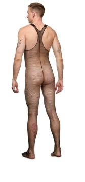 Erkek Siyah File Vücut Çorap