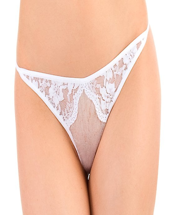 Fantezi Beyaz Yırtılan Kadın  Külot